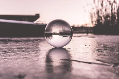 sphère de verre